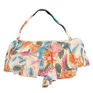 Worthington Tropical Print Bathing Suit TOP ONLY, 3X